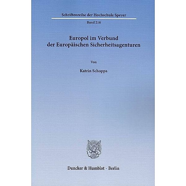 Europol im Verbund der Europäischen Sicherheitsagenturen, Katrin Schoppa