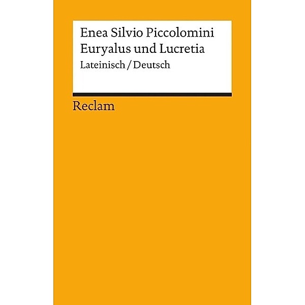 Euryalus und Lucretia, Eneas Silvius Piccolomini