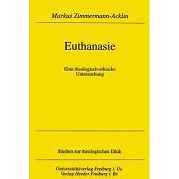 Euthanasie, Markus Zimmermann-Acklin