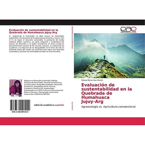 Evaluación de sustentabilidad en la Quebrada de Humahuaca Jujuy-Arg, Silvina Marta San Martín