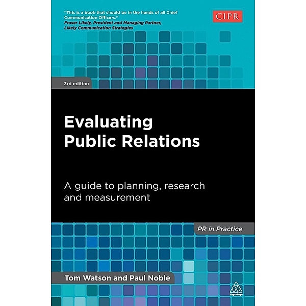 Evaluating Public Relations, Tom Watson, Paul Noble