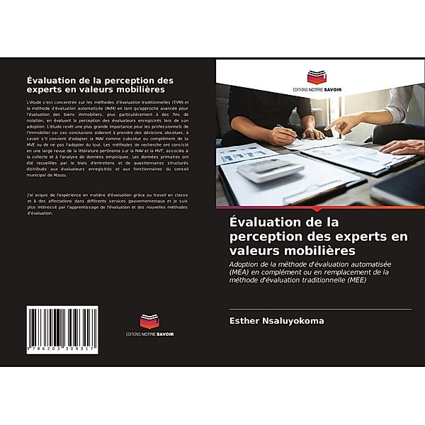 Évaluation de la perception des experts en valeurs mobilières, Esther Nsaluyokoma