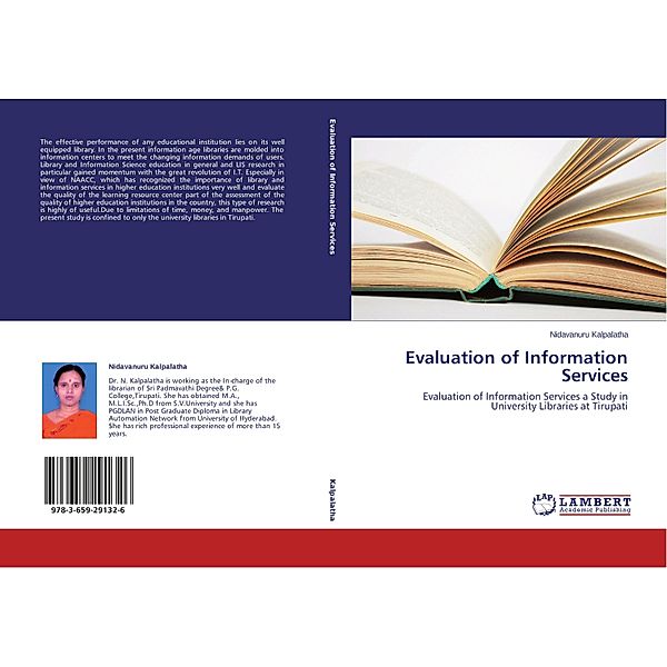 Evaluation of Information Services, Nidavanuru Kalpalatha