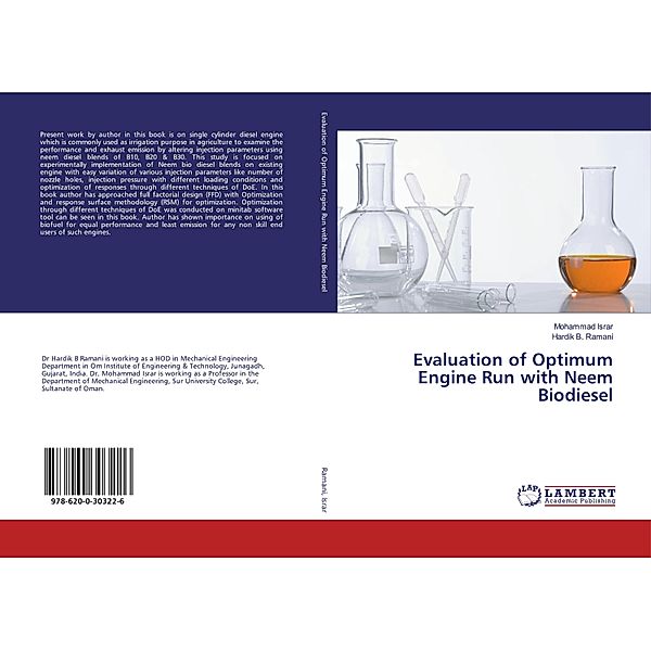 Evaluation of Optimum Engine Run with Neem Biodiesel, Hardik B. Ramani