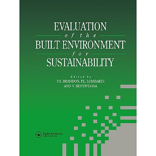 Evaluation of the Built Environment for Sustainability