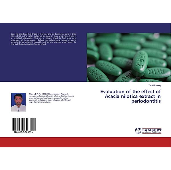 Evaluation of the effect of Acacia nilotica extract in periodontitis, Zahid Farooq