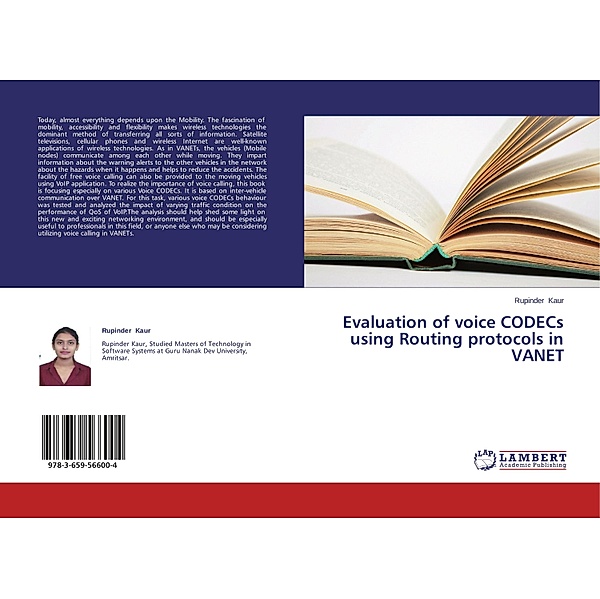 Evaluation of voice CODECs using Routing protocols in VANET, Rupinder Kaur