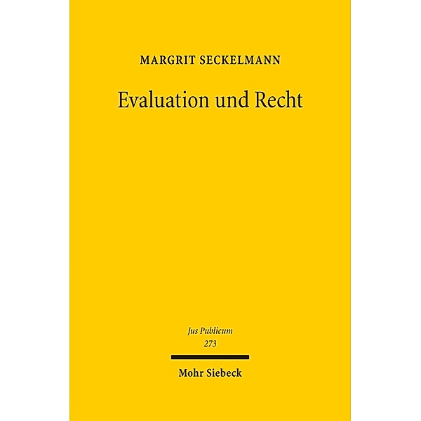 Evaluation und Recht, Margrit Seckelmann