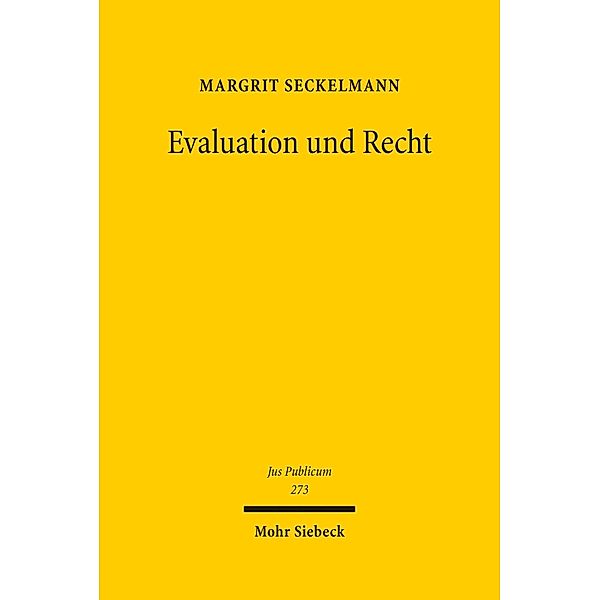 Evaluation und Recht, Margrit Seckelmann