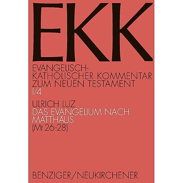 Evangelisch-kath. Kommentar zum NT / Matthäus 1, Ulrich Luz