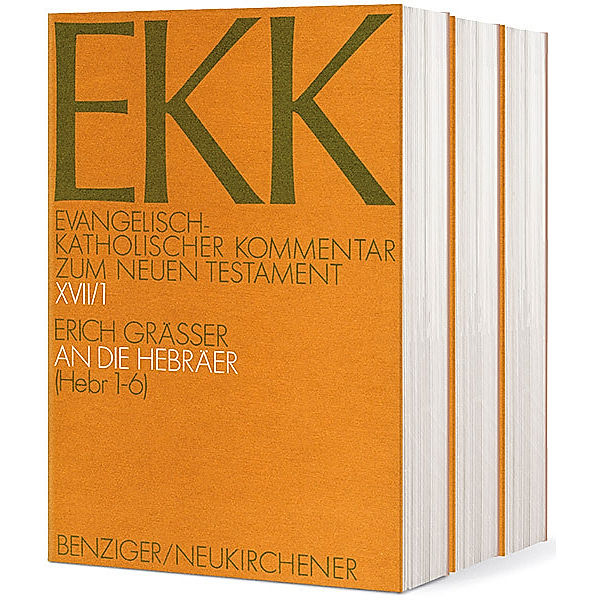 Evangelisch-Katholischer Kommentar zum Neuen Testament (EKK) / 17/1-3 / An die Hebräer, 3 Bde., Grässer