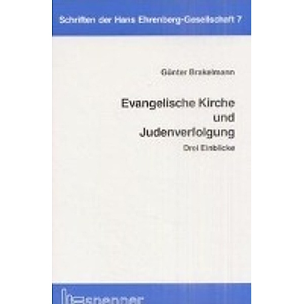 Evangelische Kirche und Judenverfolgung, Günter Brakelmann