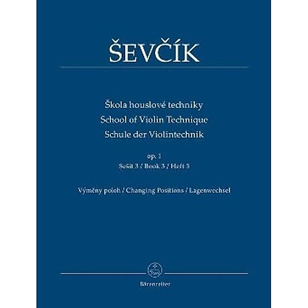 evcík, O: Schule der Violintechnik (kola houslové techniky, Otakar evcík