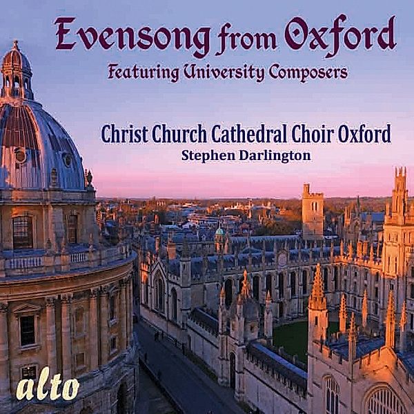 Evensong From Oxford, Darlington, Christ Church Cathedral Choir Oxford