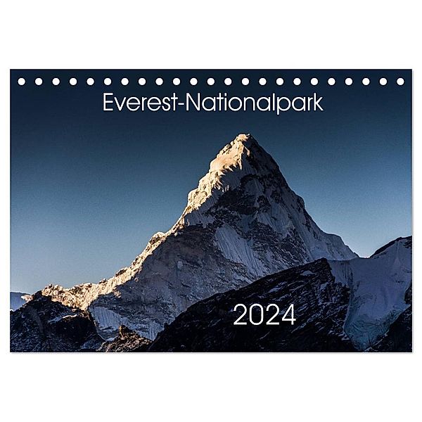 Everest-Nationalpark (Tischkalender 2024 DIN A5 quer), CALVENDO Monatskalender, Jens König