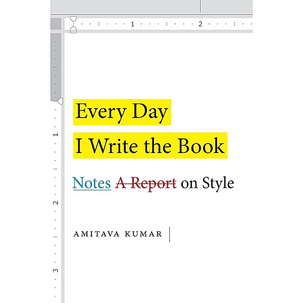 Every Day I Write the Book, Kumar Amitava Kumar