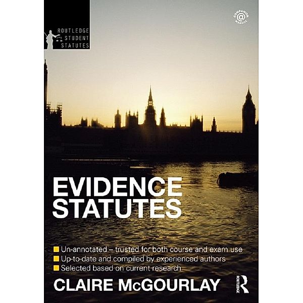 Evidence Statutes 2012-2013, Douglas Cracknell, Claire Mcgourlay, Matthew Hall