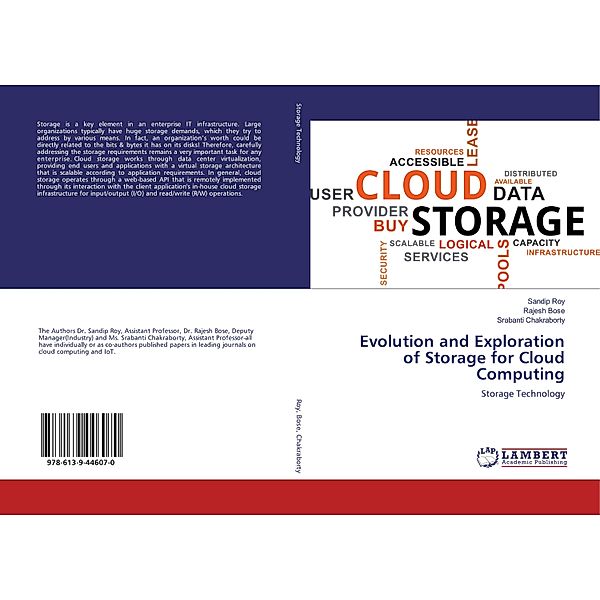 Evolution and Exploration of Storage for Cloud Computing, Sandip Roy, Rajesh Bose, Srabanti Chakraborty