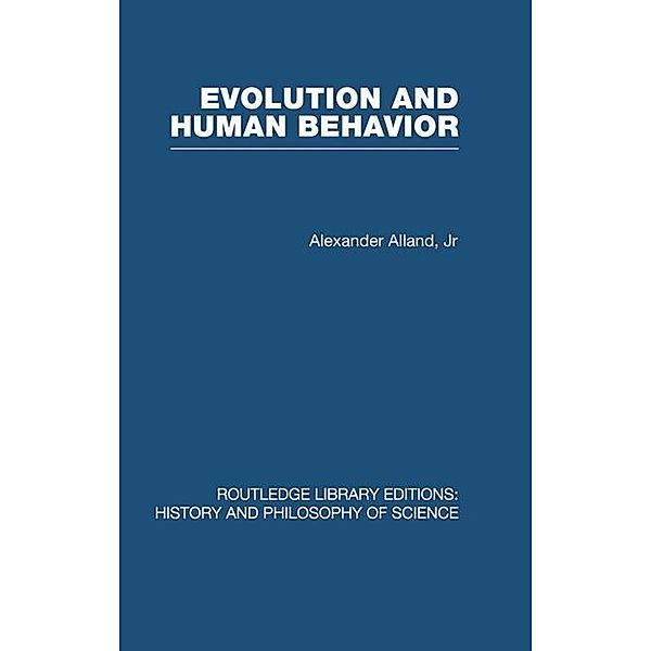 Evolution and Human Behaviour, Alex Alland