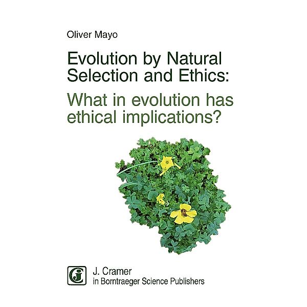 Evolution by Natural Selection and Ethics, Oliver Mayo