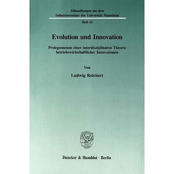 Evolution und Innovation., Ludwig Reichert