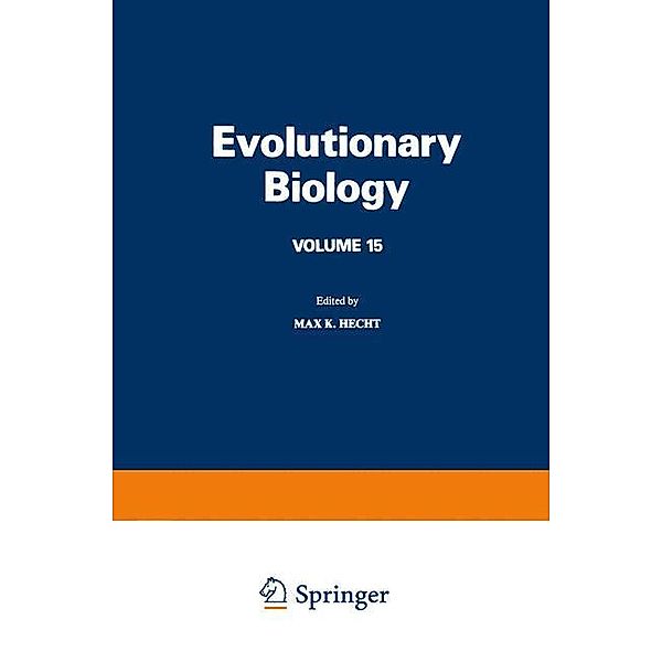 Evolutionary Biology, Max K. Hecht, Bruce Wallace, Ghillean T. Prance