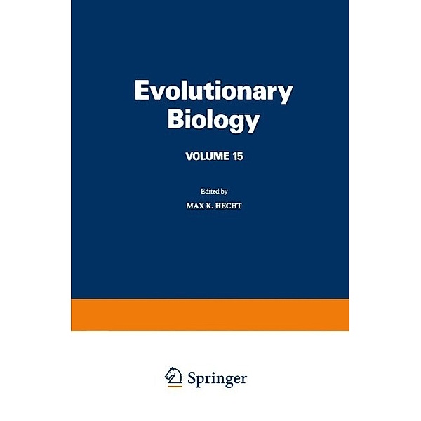 Evolutionary Biology, Max K. Hecht, Bruce Wallace, Ghillean T. Prance