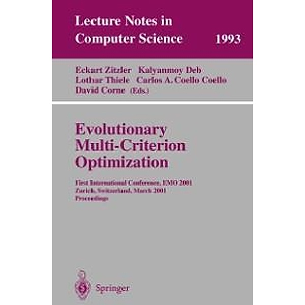 Evolutionary Multi-Criterion Optimization / Lecture Notes in Computer Science Bd.1993