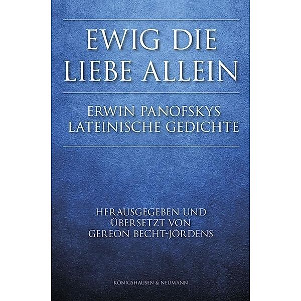 Ewig die Liebe allein, Erwin Panofsky