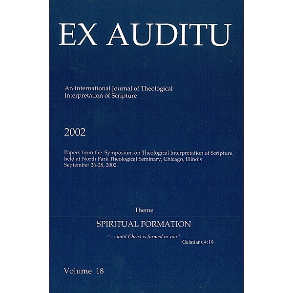 Ex Auditu - Volume 18 / Ex Auditu Bd.18