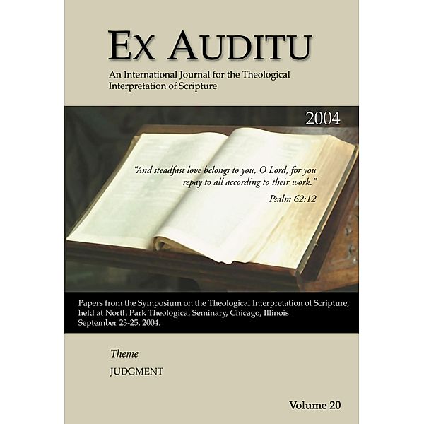 Ex Auditu - Volume 20 / Ex Auditu Bd.20