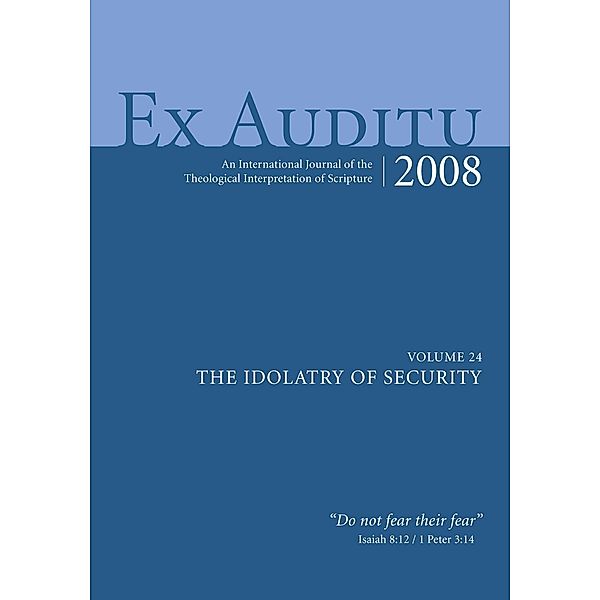 Ex Auditu - Volume 24 / Ex Auditu Bd.24