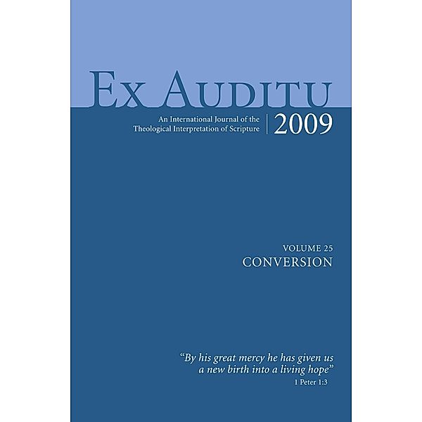 Ex Auditu - Volume 25 / Ex Auditu Bd.25