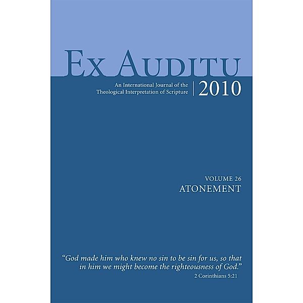 Ex Auditu - Volume 26 / Ex Auditu Bd.26