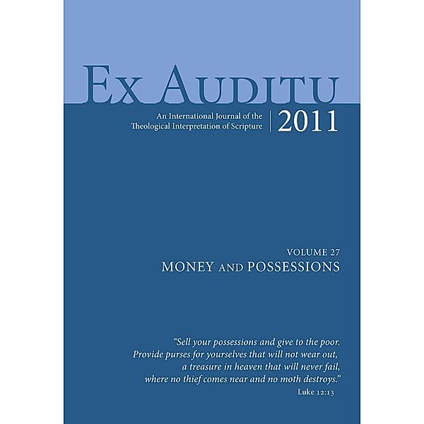Ex Auditu - Volume 27 / Ex Auditu Bd.27