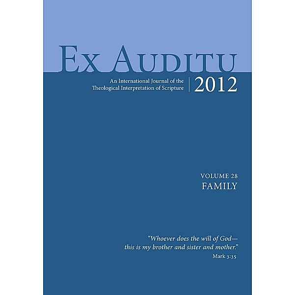 Ex Auditu - Volume 28 / Ex Auditu Bd.28