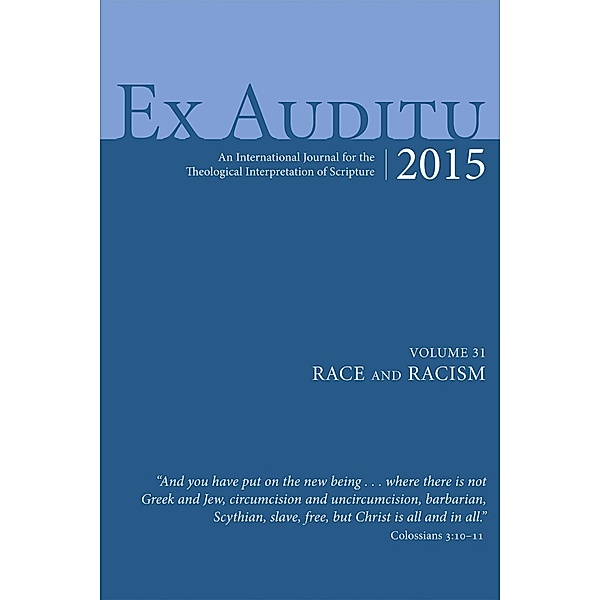 Ex Auditu - Volume 31 / Ex Auditu Bd.31