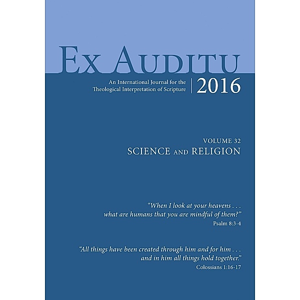 Ex Auditu - Volume 32 / Ex Auditu Bd.32