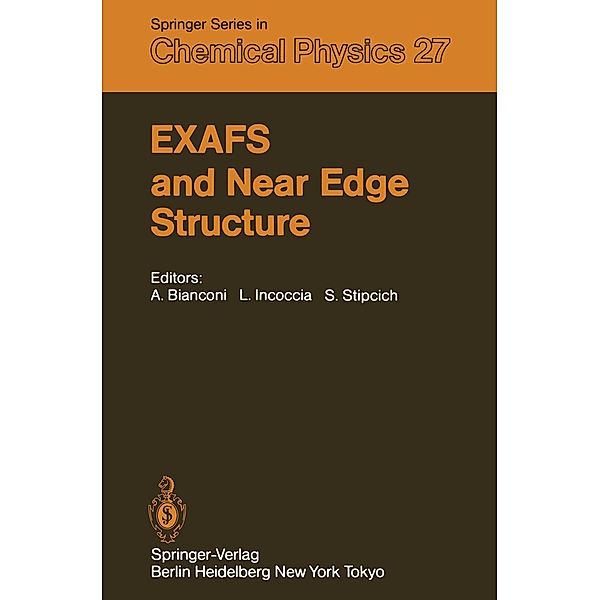 EXAFS and Near Edge Structure / Springer Series in Chemical Physics Bd.27