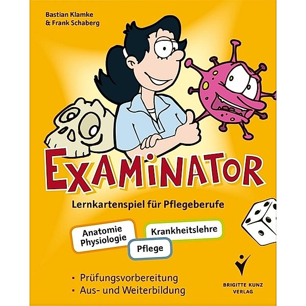 Examinator, Lernkartenspiel für Pflegeberufe, Bastian Klamke, Frank Schaberg