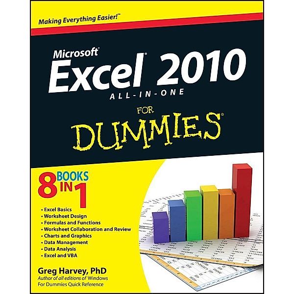Excel 2010 All-in-One For Dummies, Greg Harvey
