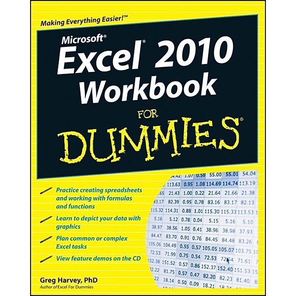 Excel 2010 Workbook For Dummies, Greg Harvey