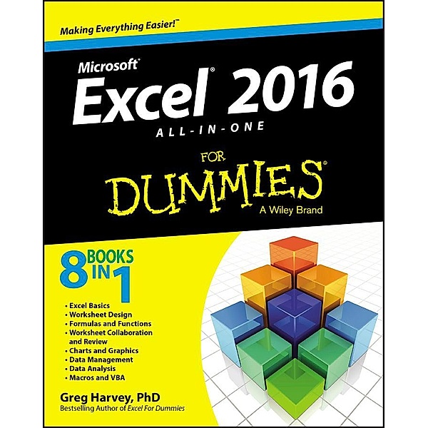 Excel 2016 All-in-One For Dummies, Greg Harvey