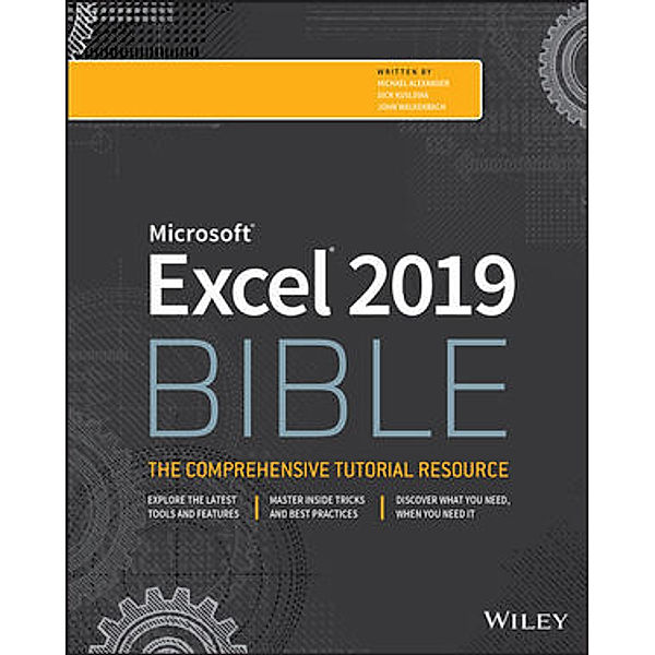 Excel 2019 Bible, Michael Alexander, Richard Kusleika, John Walkenbach