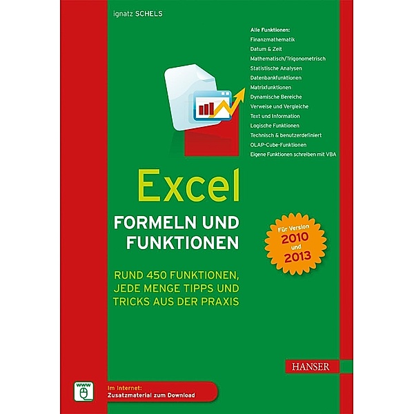 Excel Formeln und Funktionen, Ignatz Schels