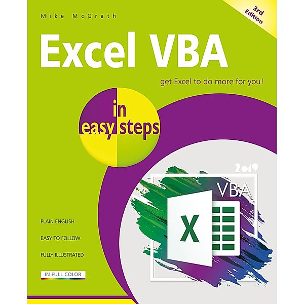 Excel VBA in easy steps, 3rd edition, Mike McGrath