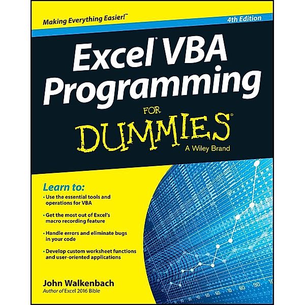 Excel VBA Programming For Dummies, John Walkenbach