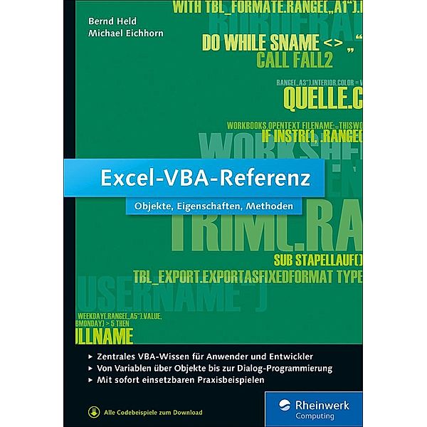 Excel-VBA-Referenz / Rheinwerk Computing, Bernd Held, Michael Eichhorn