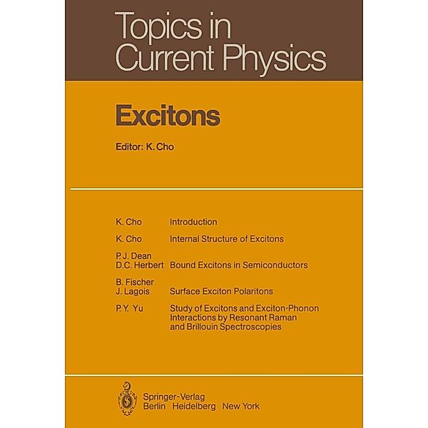 Excitons / Topics in Current Physics Bd.14