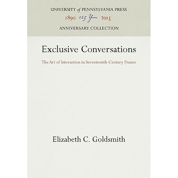 Exclusive Conversations, Elizabeth C. Goldsmith